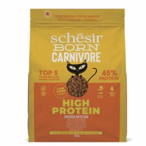 Schesir Poulet et œuf croquettes – Chat