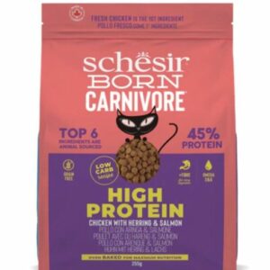 Schesir Poulet et hareng croquettes – Chat