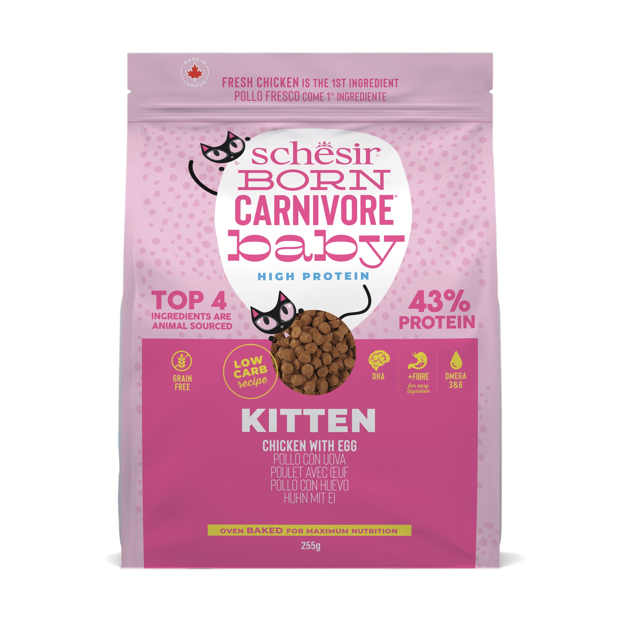 Schesir Poulet et œuf Baby – Chat
