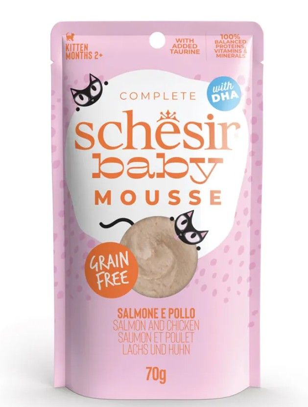 Schesir Saumon Baby 70g – Chat