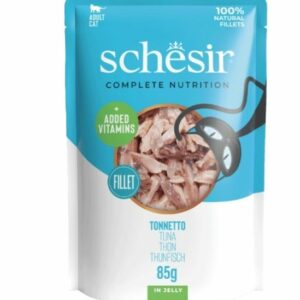 Schesir Thon et polet et jambon en gelée sachet 85g – Chat