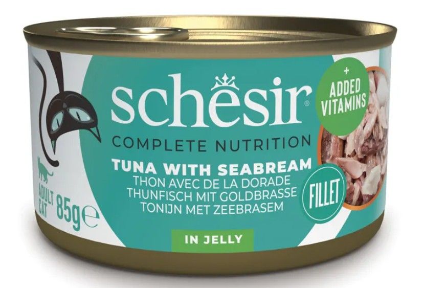 Schesir Thon et dorade en gelée 85g – Chat