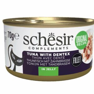 Schesir Thon et dente en gelée 70g – Chat