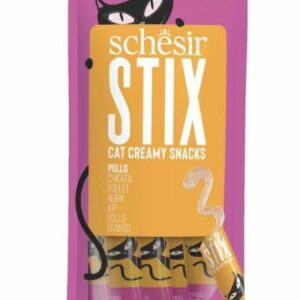 Schesir Poulet friandise 6 x 15g – Chat