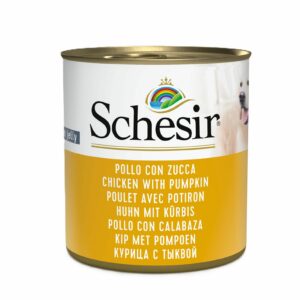Schesir Poulet et potiron en gelée 285g – Chien