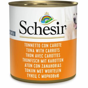 Schesir Thon et carottes en gelée 285g – Chien