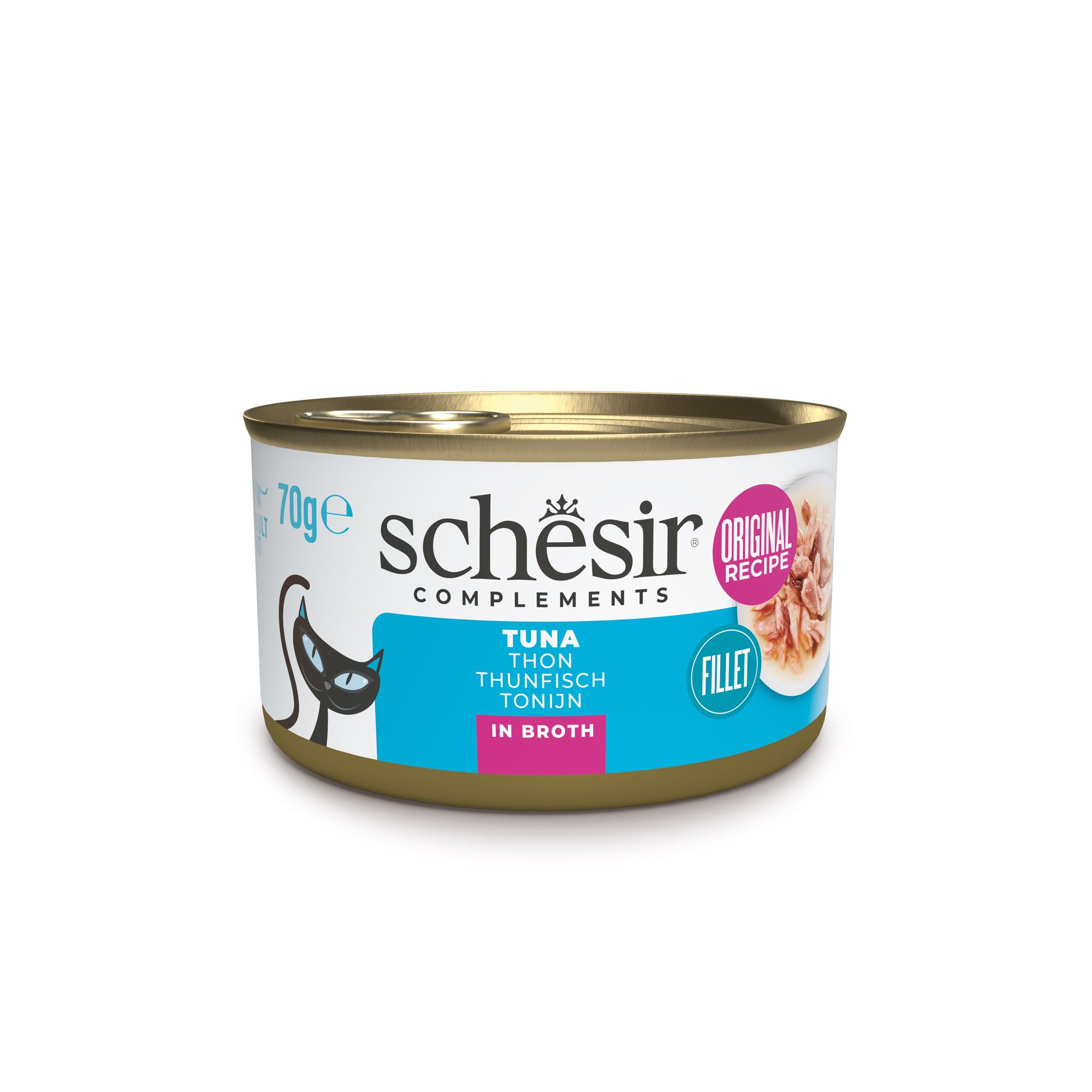 Schesir Thon en bouillon – Chat