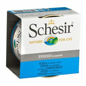 Schesir Thon au naturel 85g – Chat
