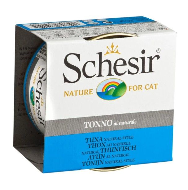 Schesir Thon au naturel 85g – Chat