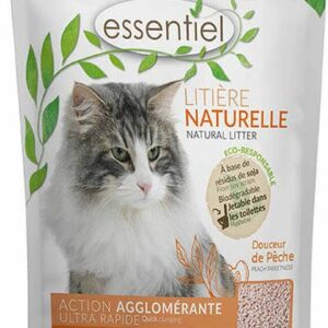 Esse Litière Naturelle Pêche Chat – 2,8 kg