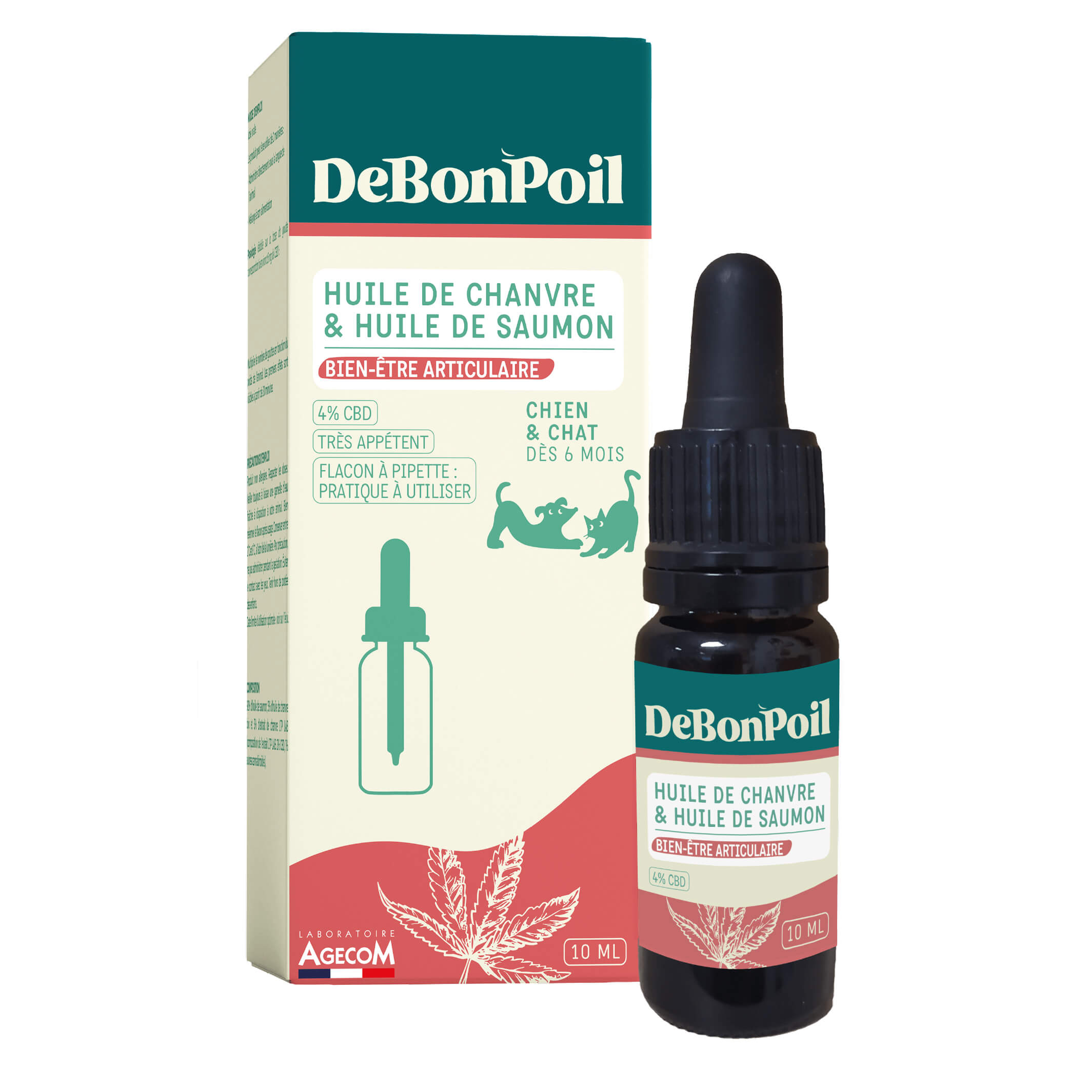 Actiplant Huile de CBD 4% Chien et Chat – 10 mL