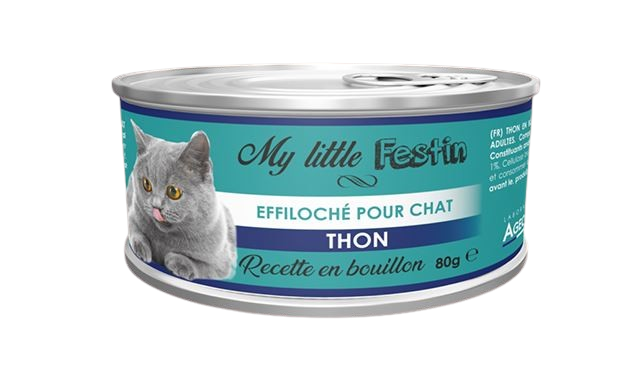 My Little Festin Chat Bouillon Thon – 80 g