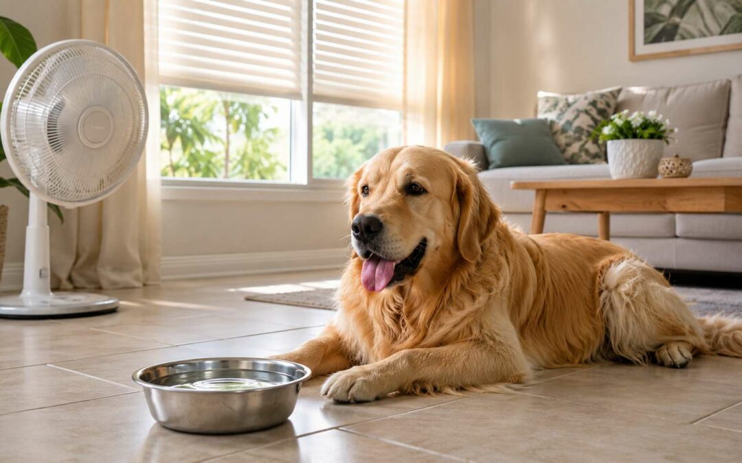 Protéger son chien lors de canicule