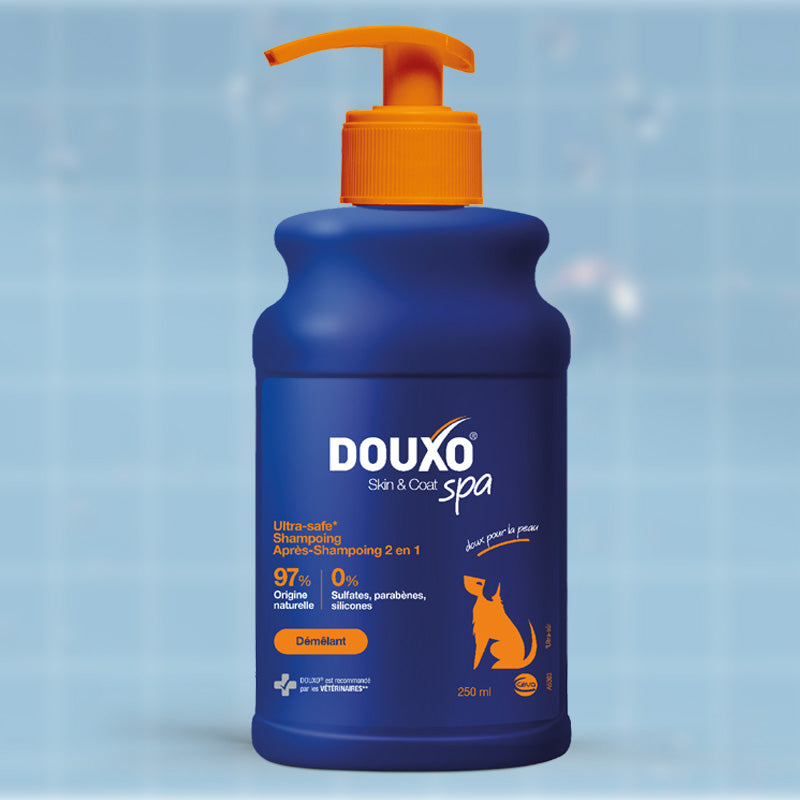 Douxo Spa Shampooing et Après-Shampoing 2en1 Chien et Chat 250ml