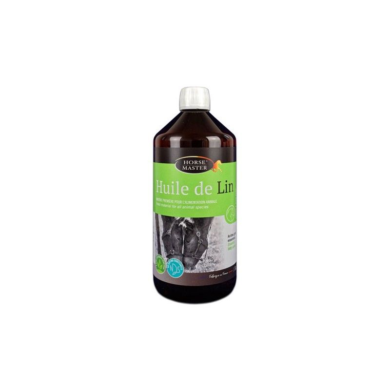 Huile de lin Horse Master bidon 1 L cheval