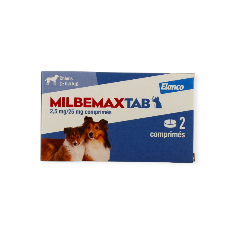 Milbemax Tab Chiot boîte de 2 comprimés vermifuge
