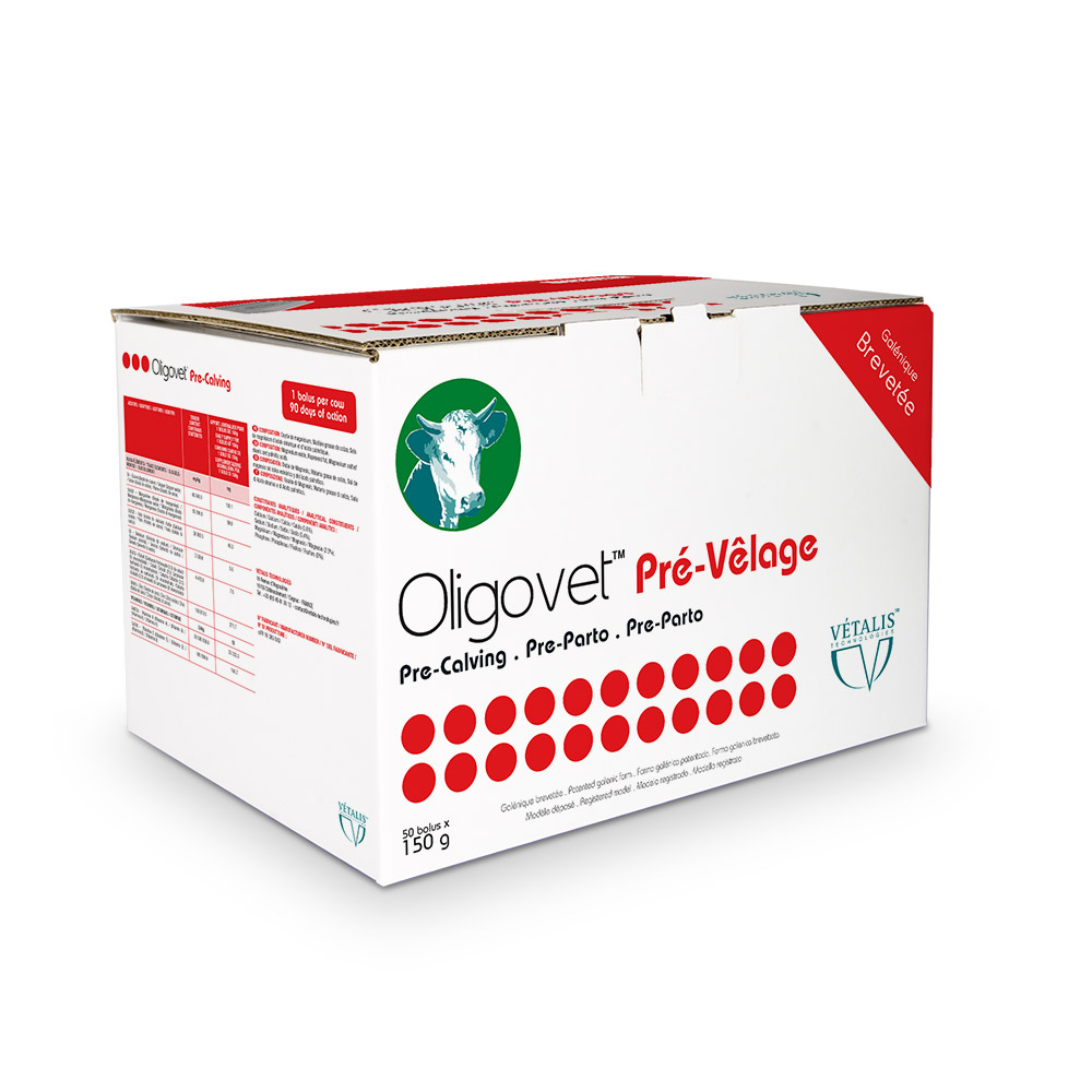 Oligovet Pré-Vêlage Vétalis bolus 150 g bovin