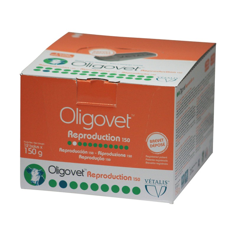 Oligovet Reproduction Vétalis boîte de 12 bolus bovin