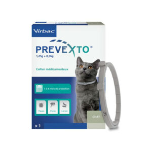 Virbac Prevexto collier antiparasitaire chat