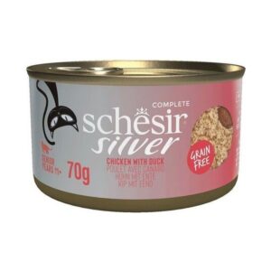 Schesir Poussin et canard Silver 70g – Chat