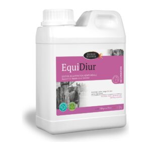 Bidon de Horse Master EquiDiur 1 L, solution buvable drainante artichaut boldo verge d'or pour cheval