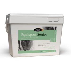 Seau de 1,5 kg d'Equisport Sénior Horse Master, granulés pour cheval âgé