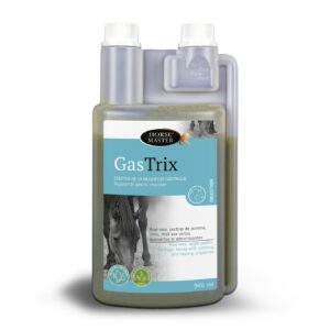 Flacon doseur de 946 ml de Gastrix Horse Master, complément pour le confort gastrique du cheval