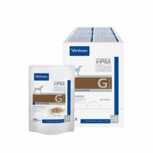 Virbac Veterinary HPM Gastro Digestive Support Chien, boîte de 9 sachets 300 g mousse
