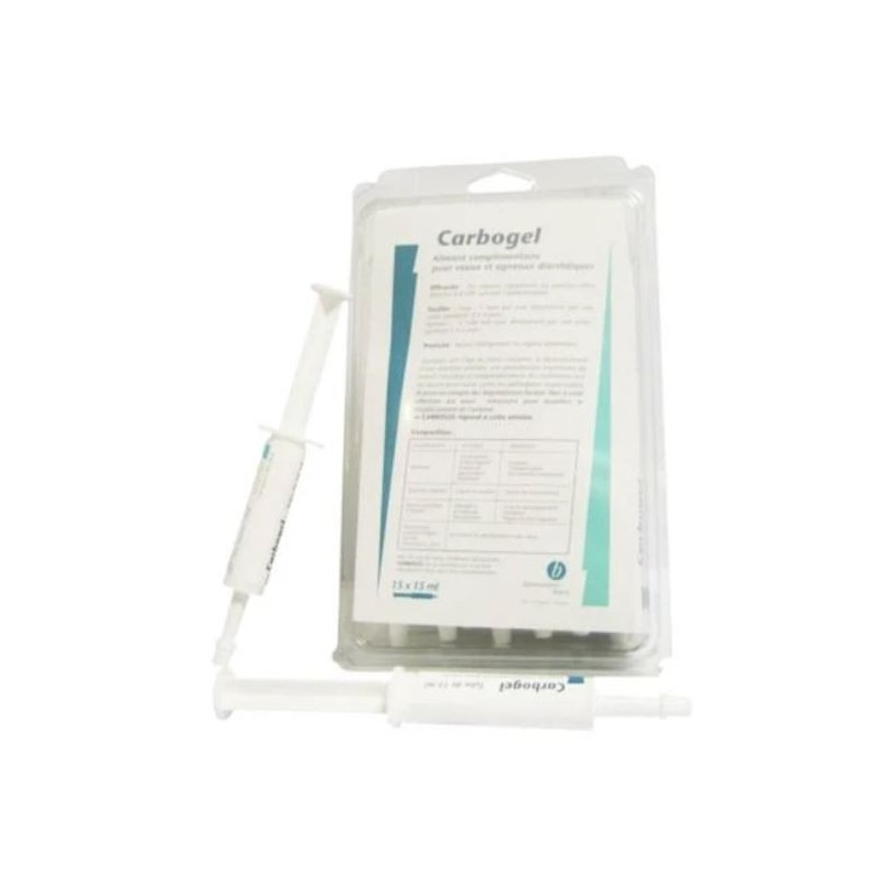 Boîte Biové Carbogel seringues orales veau agneau