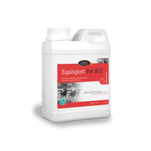 Bidon de 1 L Horse Master Equisport Fer B12, solution buvable pour cheval