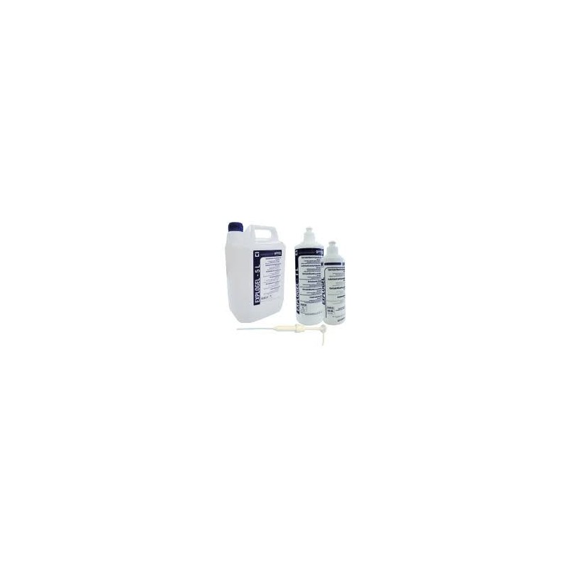 Bidon souple Explogel, gel lubrifiant vétérinaire Genia, formats 5 L, 1 L et 500 mL