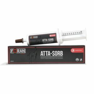 Seringue graduée de 60 ml Foran Atta-Sorb, gel oral pour poulain et cheval