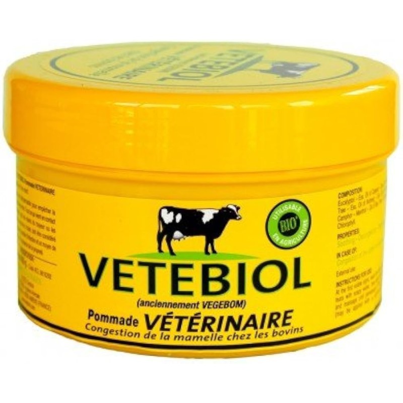 Pot Vetebiol pommade mammaire 400 g bovin
