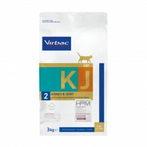 Virbac Veterinary HPM Cat KJ2 Kidney & Joint, sac de croquettes 1,5 kg chat insuffisance rénale