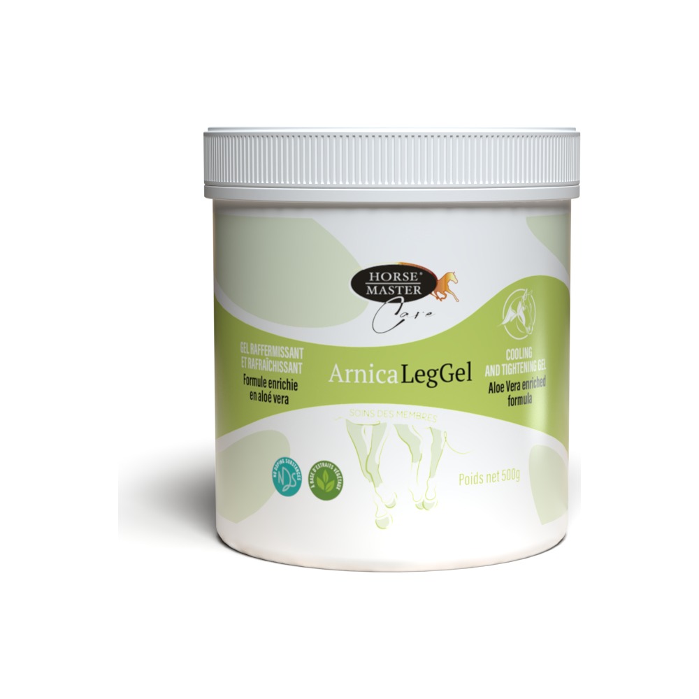 Arnica Leg Gel Horse Master 500 g – gel à l'arnica et à l'aloe vera pour cheval