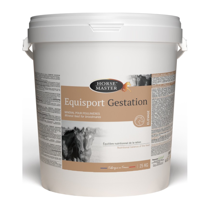Equisport Gestation Horse Master – seau de 25 kg, minéral pour poulinière