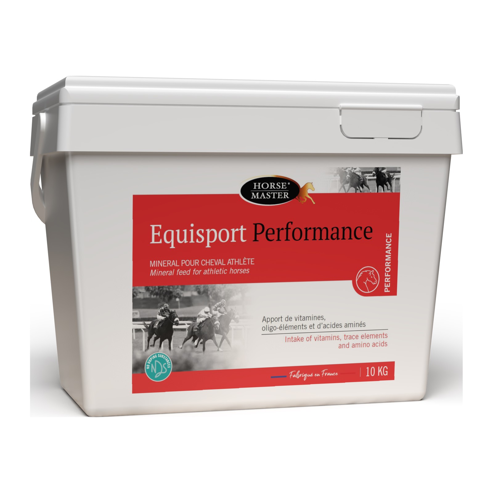 Equisport Performance Horse Master – seau de 10 kg, minéral pour cheval athlète