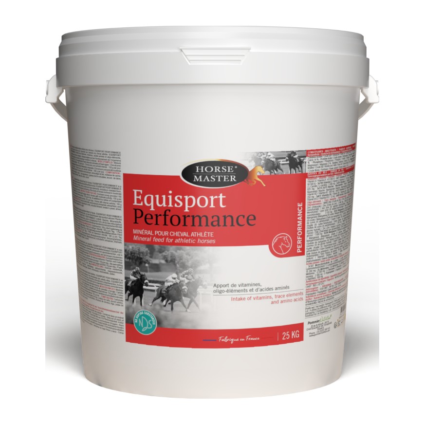 Equisport Performance Horse Master – seau de 25 kg, minéral pour cheval athlète