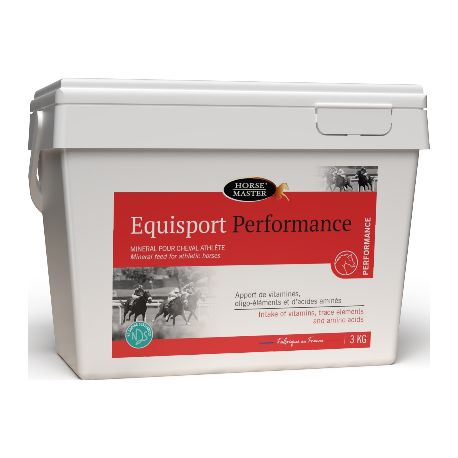 Equisport Performance Horse Master – seau de 3 kg, minéral pour cheval athlète