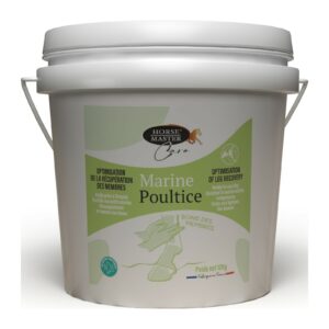 Marine Poultice Horse Master – seau de 12 kg, argile prête à l'emploi pour cheval