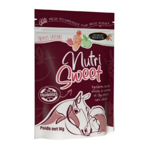 Nutri Sweet Horse Master – sachet de 1 kg, friandises multi-saveurs pour cheval
