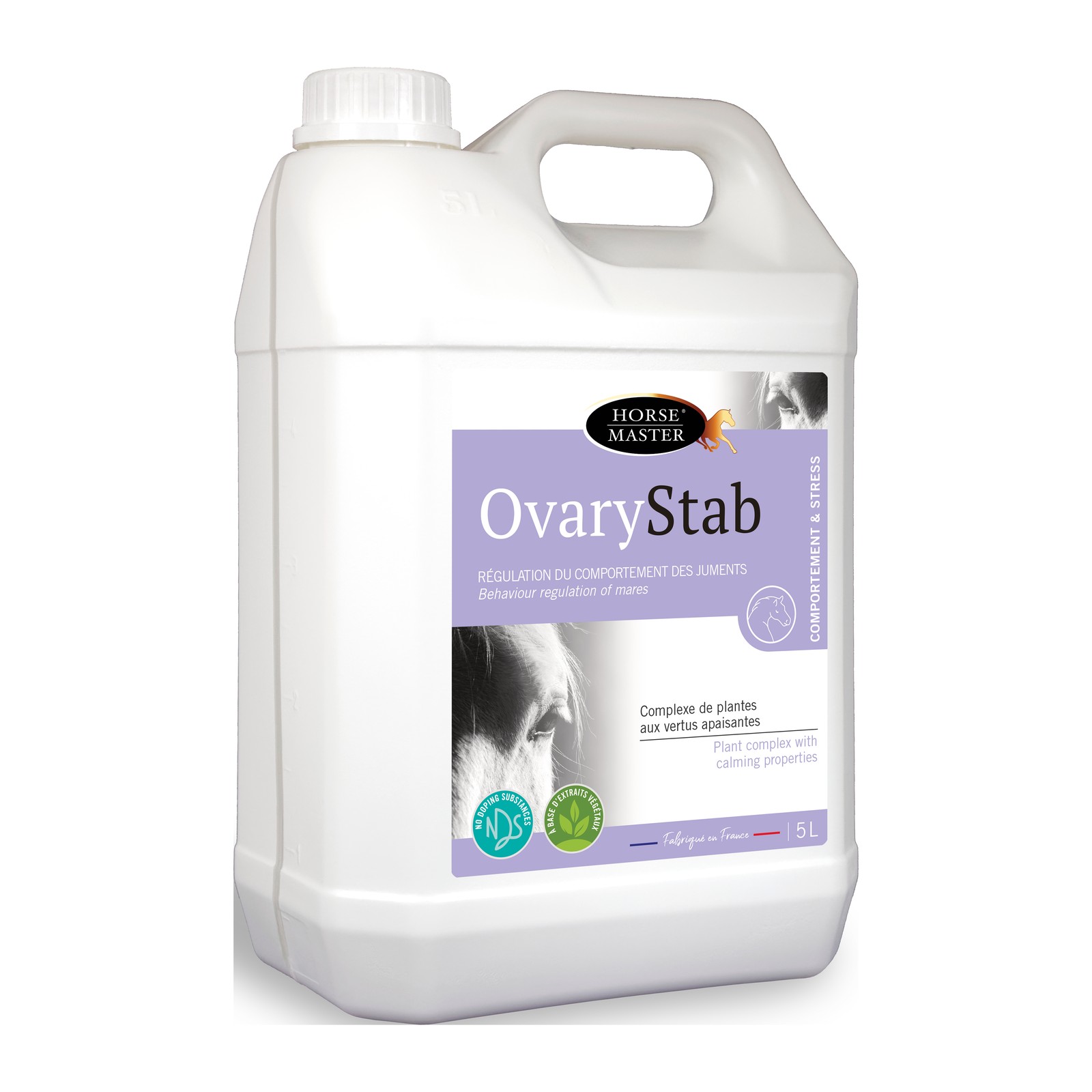 Ovary Stab Horse Master – bidon de 5 L, solution buvable à base de curcuma pour jument